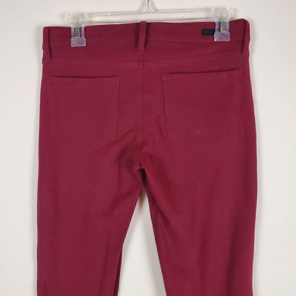 Kut From The Kloth Dark Red Jennifer Ultra Skinny Pants Size 4 - Picture 5 of 8